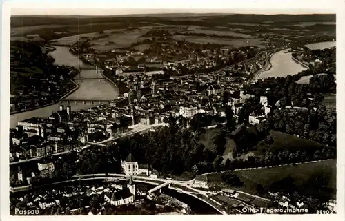 Passau/Bayern - Passau, Fliegeraufnahme -319514