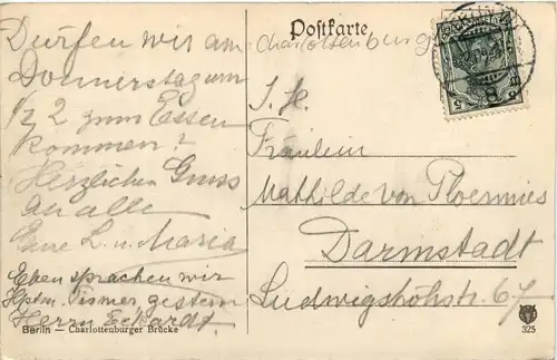 Berlin/diverse Stadtteile - Berlin, Chartlottenburger Brücke -318922