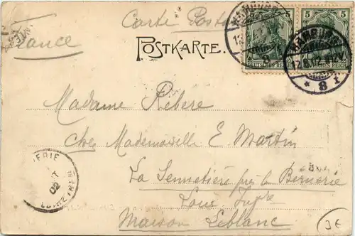 Hamburg, Oberpostdirektion am Stephansplatz -318962