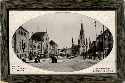 Berlin-Charlottenburg - Ausstellungshallen und K.W. Gedächtnis Kirche -320328