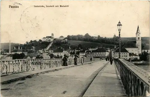 Passau/Bayern - Passau, Innbrücke, Innstadt und Mariahilf -319508