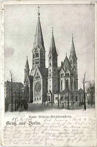 Berlin-Charlottenburg - Kaiser Wilhelm Gedächtnis Kirche, -320314