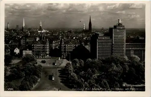 Hamburg, Das Hochhaus am Karl-Muck-Platz am Holstenwall -319002
