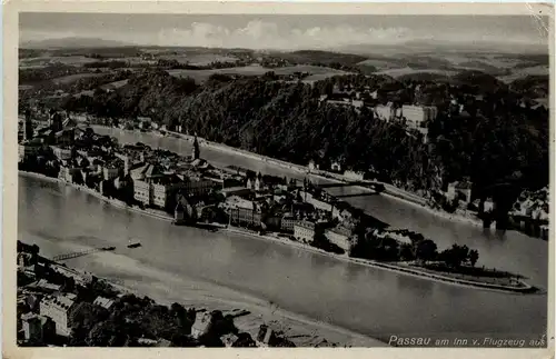 Passau/Bayern - Passau, Fliegeraufnahme -319412