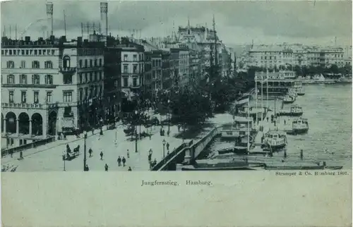 Hamburg/diverse Stadtteile - Hamburg, Jungfernstieg -319102