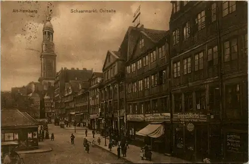 Hamburg/div.Stadtteile - Alt-Hamburg, Schaarmarkt Ostseite -320454