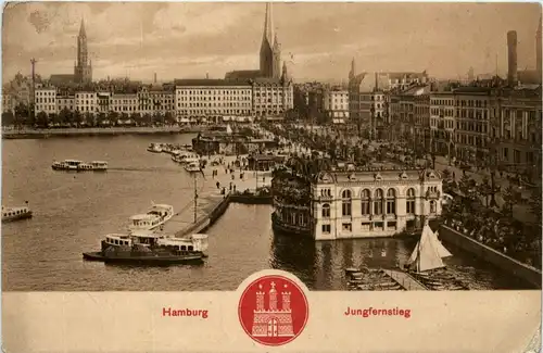 Hamburg/diverse Stadtteile - Hamburg, Jungferstieg -319142