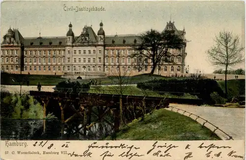 Hamburg/div.Stadtteile - Zivil-Justizgebäude -320476