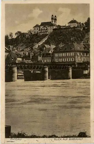 Passau/Bayern - Passau, Blick auf Mariahilf -319492