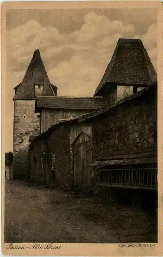 Passau/Bayern - Passau, Alte Türme -319322