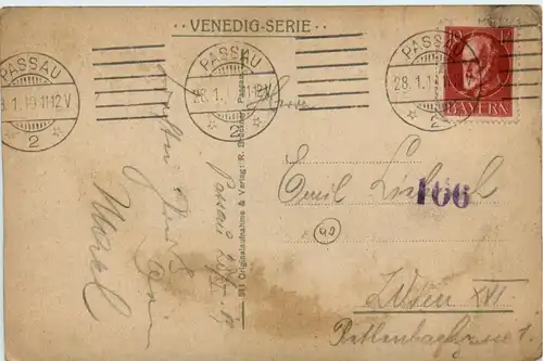 Passau/Bayern - Passau, Abgang des Dampfers Linz-Wien -319654