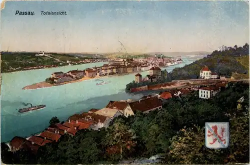 Passau/Bayern - Passau, Totalansicht -319708