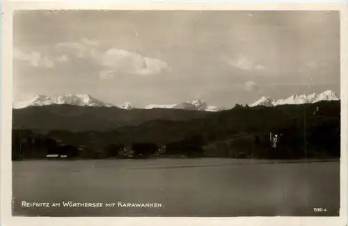 Wörthersee/Kärnten und Umgebung - Wörthersee, Reifnitz mit Karawanken -319870