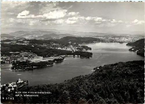 Wörthersee/Kärnten und Umgebung - Wörthersee, Blick vom Pyramidenkogel -319788