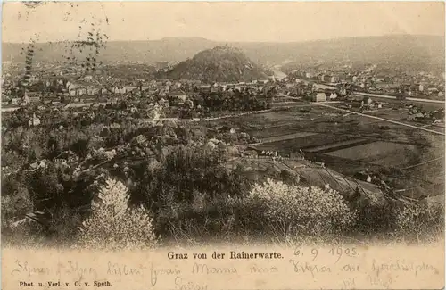 Graz/Steiermark - Graz, von der Rainerwarte -313704