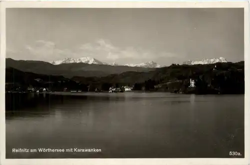 Wörthersee/Kärnten und Umgebung - Wörthersee, Reifnitz, mit Karawanken -319888