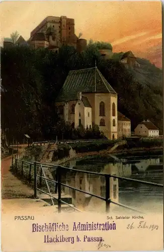 Passau/Bayern - Passau, Sct. Salvator Kirche -319542