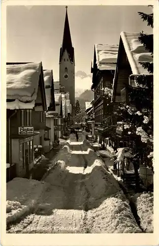 Oberstdorf, Kirchstrasse mit Hotel Löwen -319894
