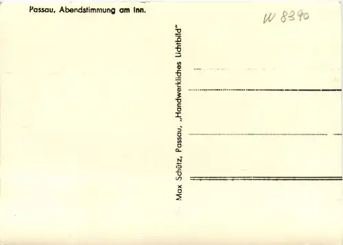 Passau/Bayern - Passau, Abendstimmung am Inn -319562