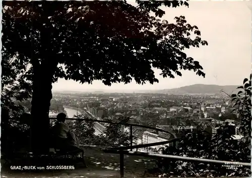 Graz/Steiermark - Graz, Blick vom Schlossberg -313822