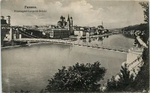 Passau/Bayern - Passau, Prinzregent-Luitpoldbrücke -319684