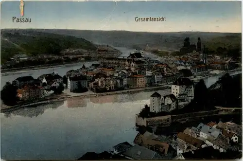 Passau/Bayern - Passau, Gesamtansicht -319704