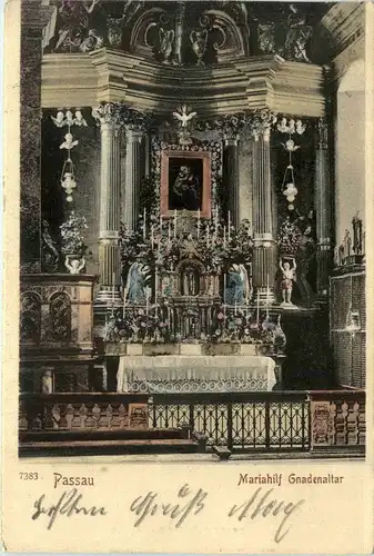 Passau/Bayern - Passau - Mariahilf Gnadenaltar -320904