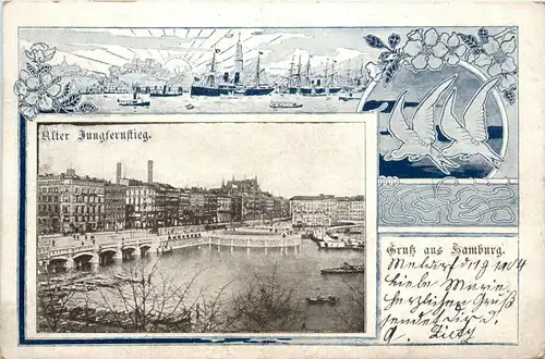 Hamburg - Alter Jungfernstieg -321182