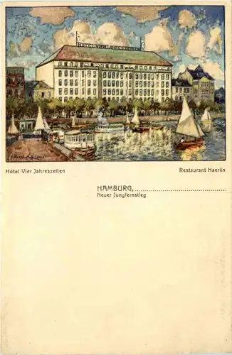 Hamburg - Hotel Vier jahreszeiten - Restaurant Haerlin -321188