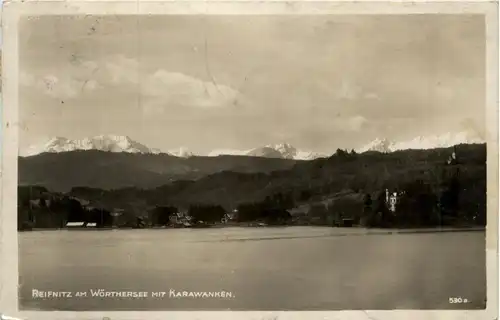 Wörthersee/Kärnten und Umgebung - Wörthersee, Reifnitz, mit Karawanken -319884