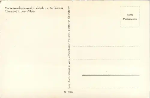 Oberstdorf, Moorwasserbadeanstalt d. Verkehrs- un Kur-Vereins -321118