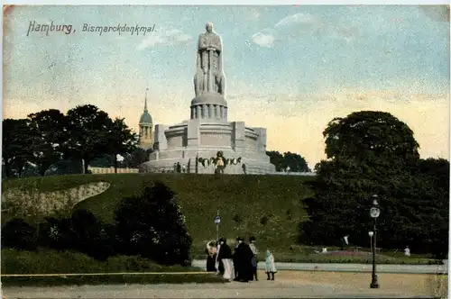 Hamburg/diverse Stadtteile - Hamburg, Bismarckdenkmal -319278