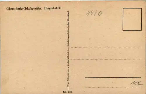 Oberstdorf/Bayern und Umgebung - Oberstdorf, Schuhplattler, Fingerhakeln -319986