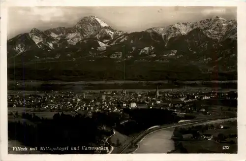 Villach/Kärnten - Villach, mit Mittagskogel und Karawanken -314346