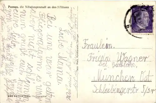 Passau/Bayern - Passau, die Nibelungenstadt an den 3 Flüssen -319398