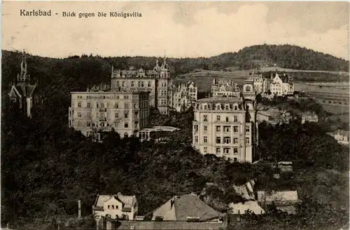 Karlsbad - Blick gegen die Königsvilla -284512