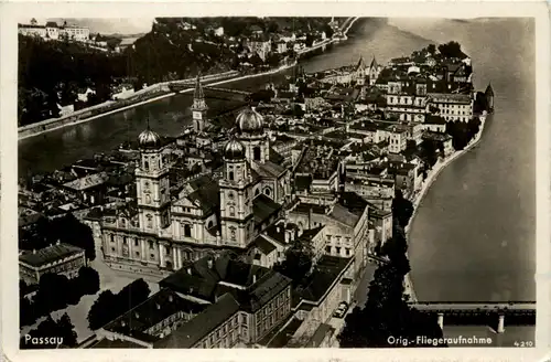 Passau/Bayern - Passau, Fliegeraufnahme -319518