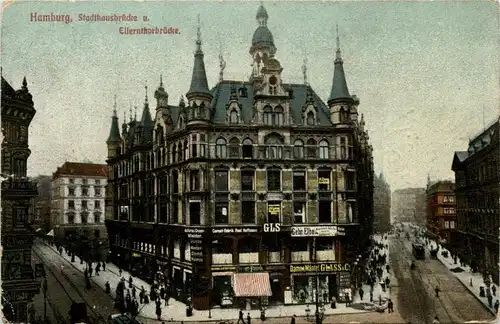 Hamburg/div. Stadtteile - Stadthausbrücke und Ellerntorbrücke -320712