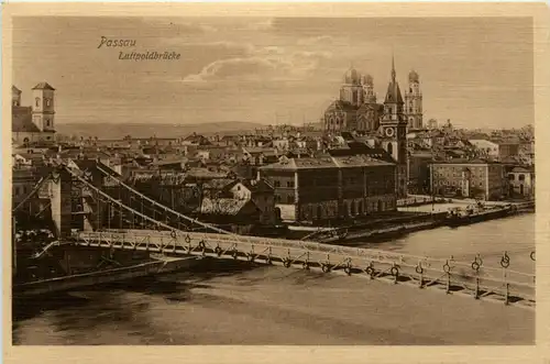 Passau/Bayern - Passau, Prinzregent Luitpol-Brücke -319640