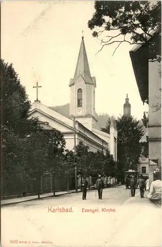 Karlsbad - Evangelische Kirche -284508