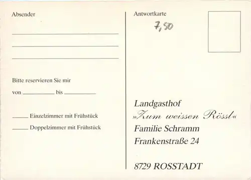 Rosstadt - Landgasthof Zum weissen Rössl - Eltmann -284772
