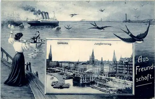 Hamburg - Jungfernstieg -321192