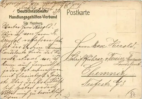 Hamburg - Deutschnationaler Handlungsgehilvenverband - Sitz Hamburg -321166