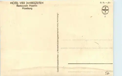 Hamburg/div. Stadtteile - Hotel Vier Jahreszeiten, Restaurant Haerlin -320650