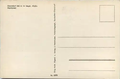 Oberstdorf/Bayern - Oberstdorf, Marktplatz -321052