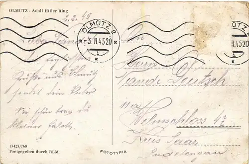 Olmütz - Adolf Hitler ring -233658