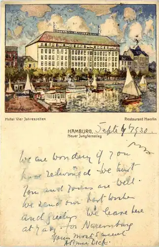 Hamburg - Hotel Vier jahreszeiten - Restaurant Haerlin -321190