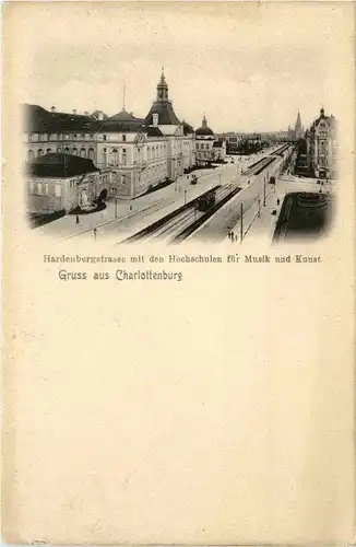 Berlin-Charlottenburg - Hardenbergstrasse mit den Hochschulen -320342