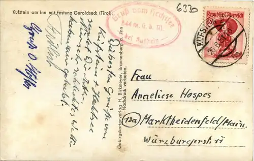 Kufstein/Tirol - Festung Geroldseck -321432