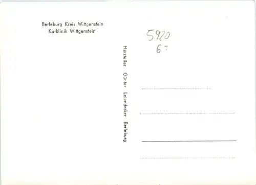 Berleburg - Kurklinik Wittgenstein -285406
